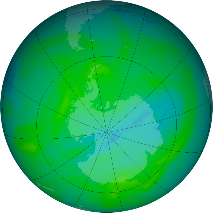 Ozone Map 1986-12-03